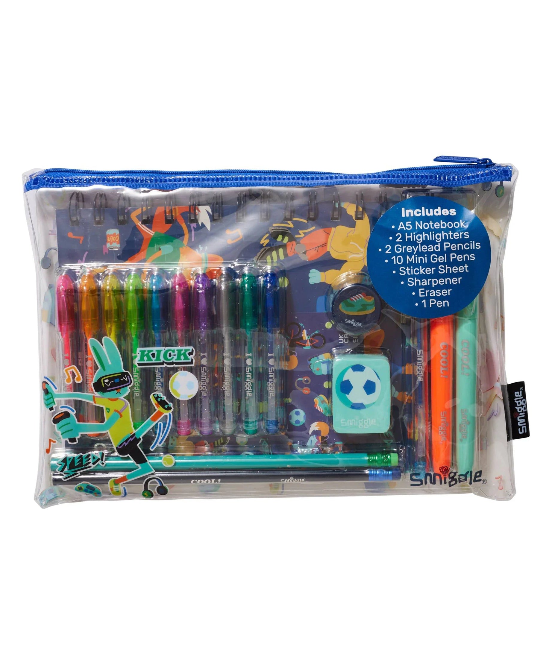 Smiggle - Kokulu A5 Defter ve Kırtasiye Seti-Dinossi