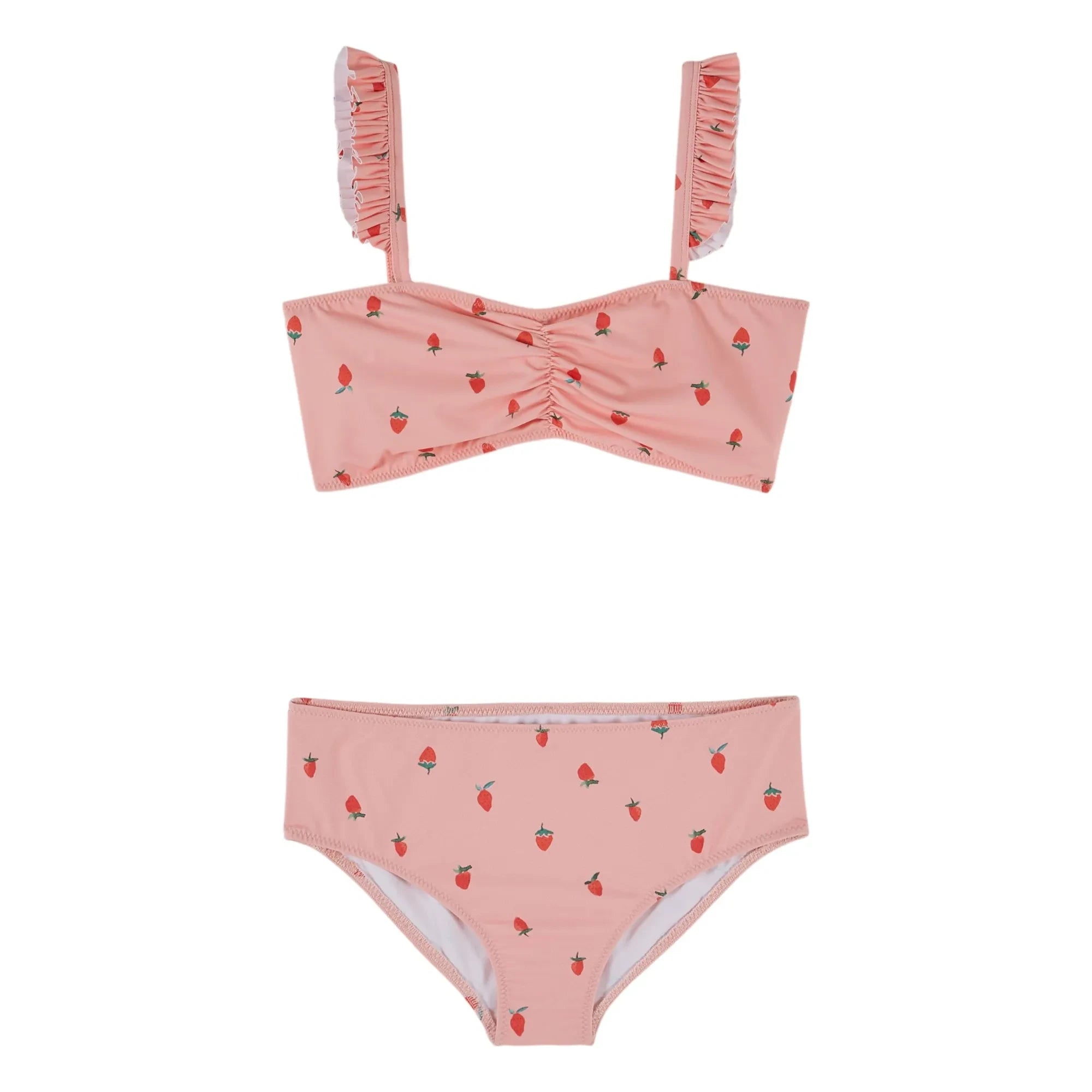 Emile et Ida - Strawberry Band Swimsuit | Pink