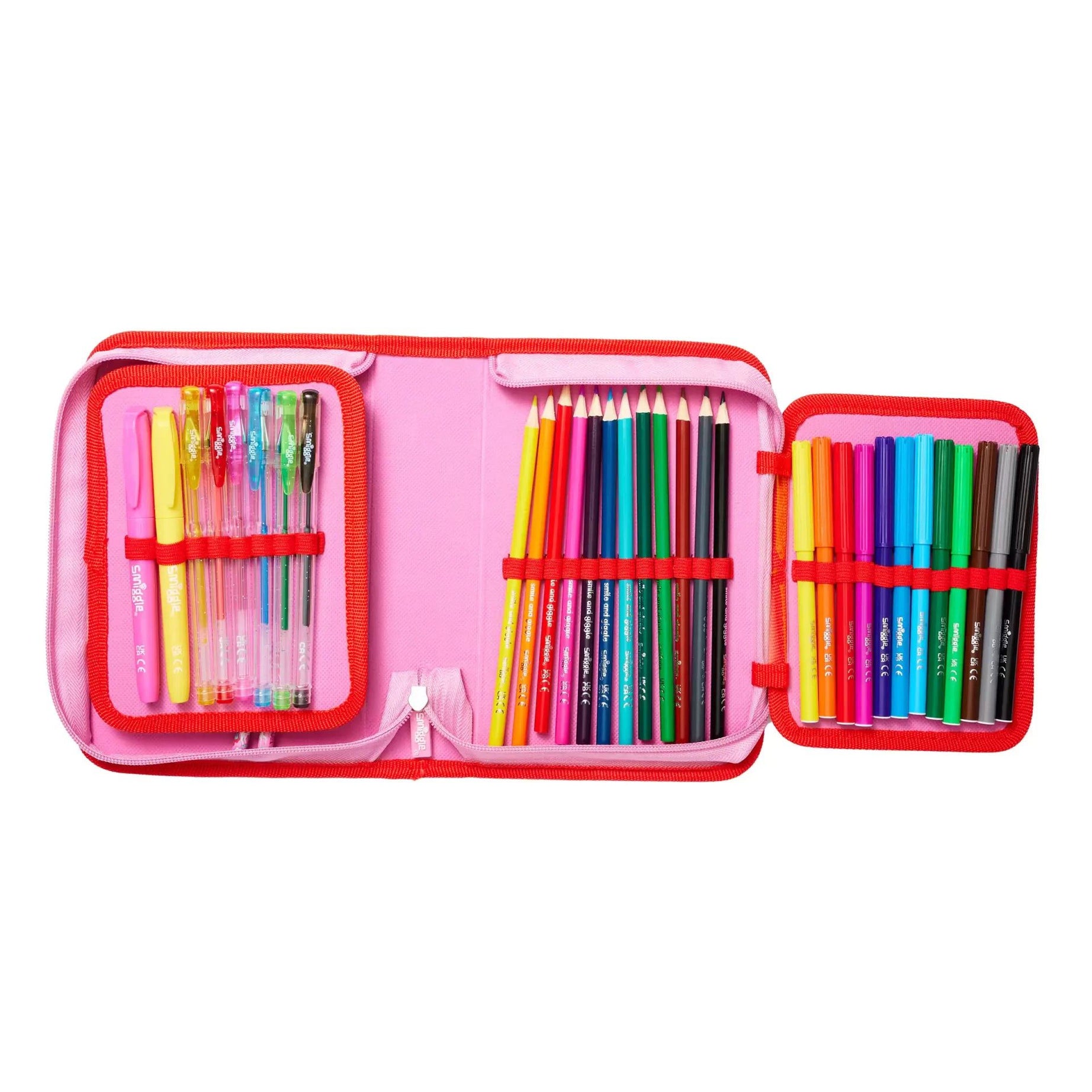 Smiggle - Wild Side Unicorn Kalem Kutusu ve Kırtasiye Seti-Dinossi