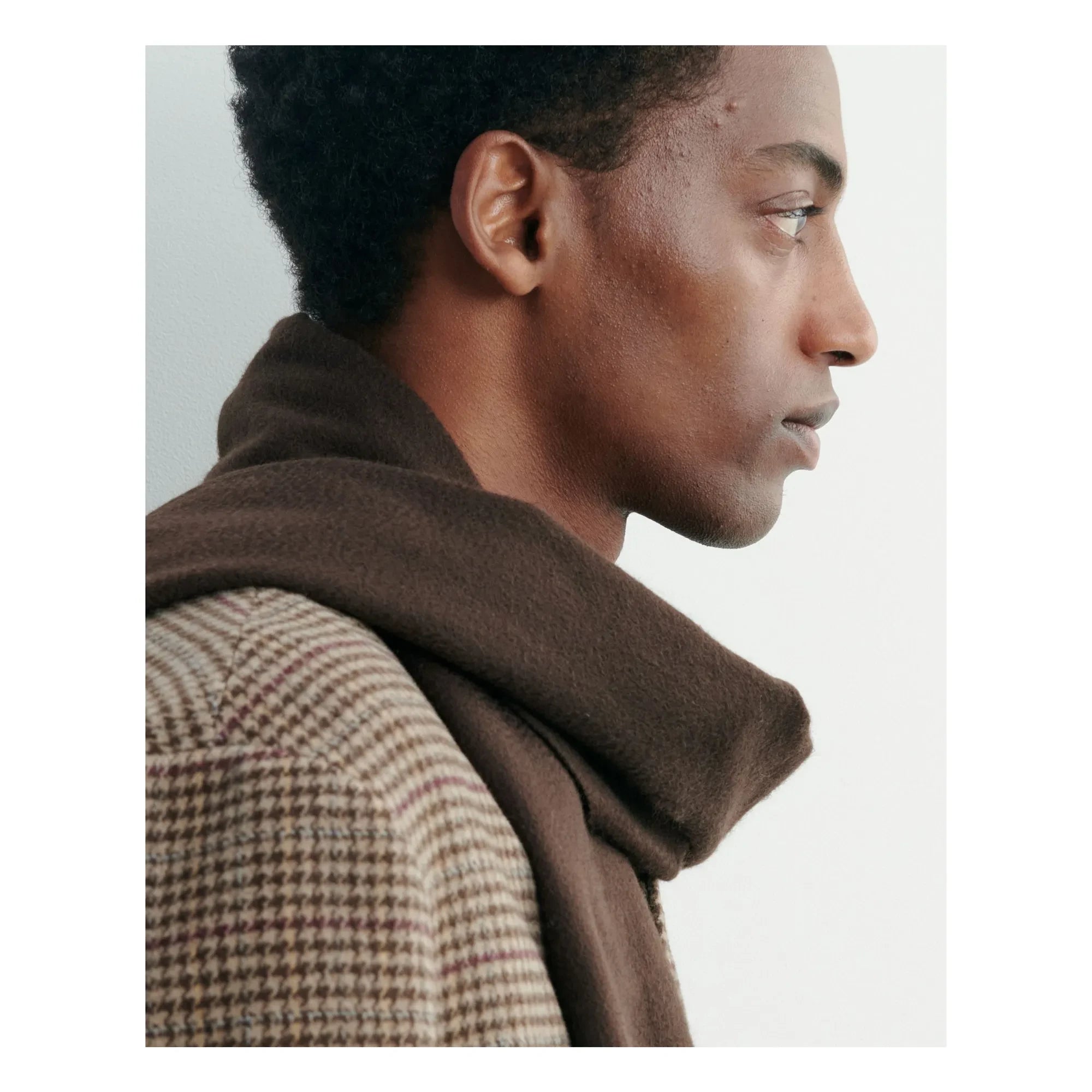Bompard - Classic EB Cashmere Scarf | Chocolate