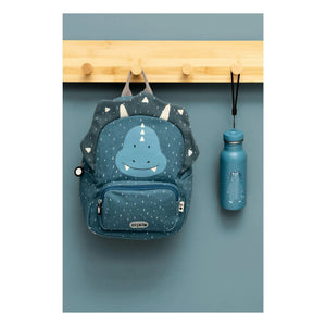 Trixie - Mr. Triceratops Backpack | Gray Blue
