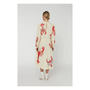 Stella Nova - Organic Cotton Embroidered Dress | Cream