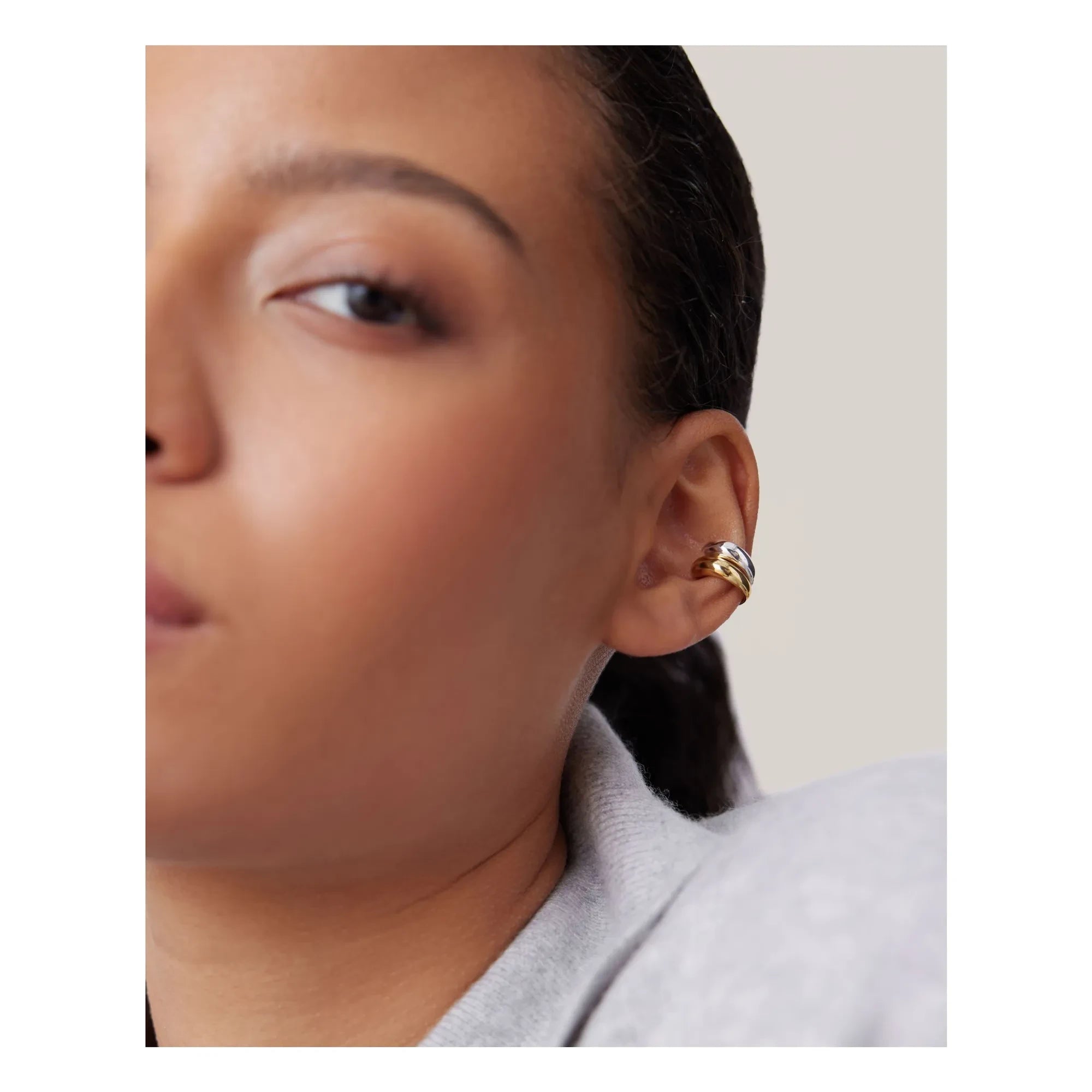 Jenny Bird - Earcuff Sila Small Set | Gold/Silver
