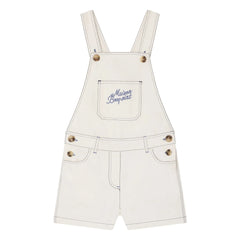 Bonpoint - Laga Organic Cotton Short Romper | Ecru