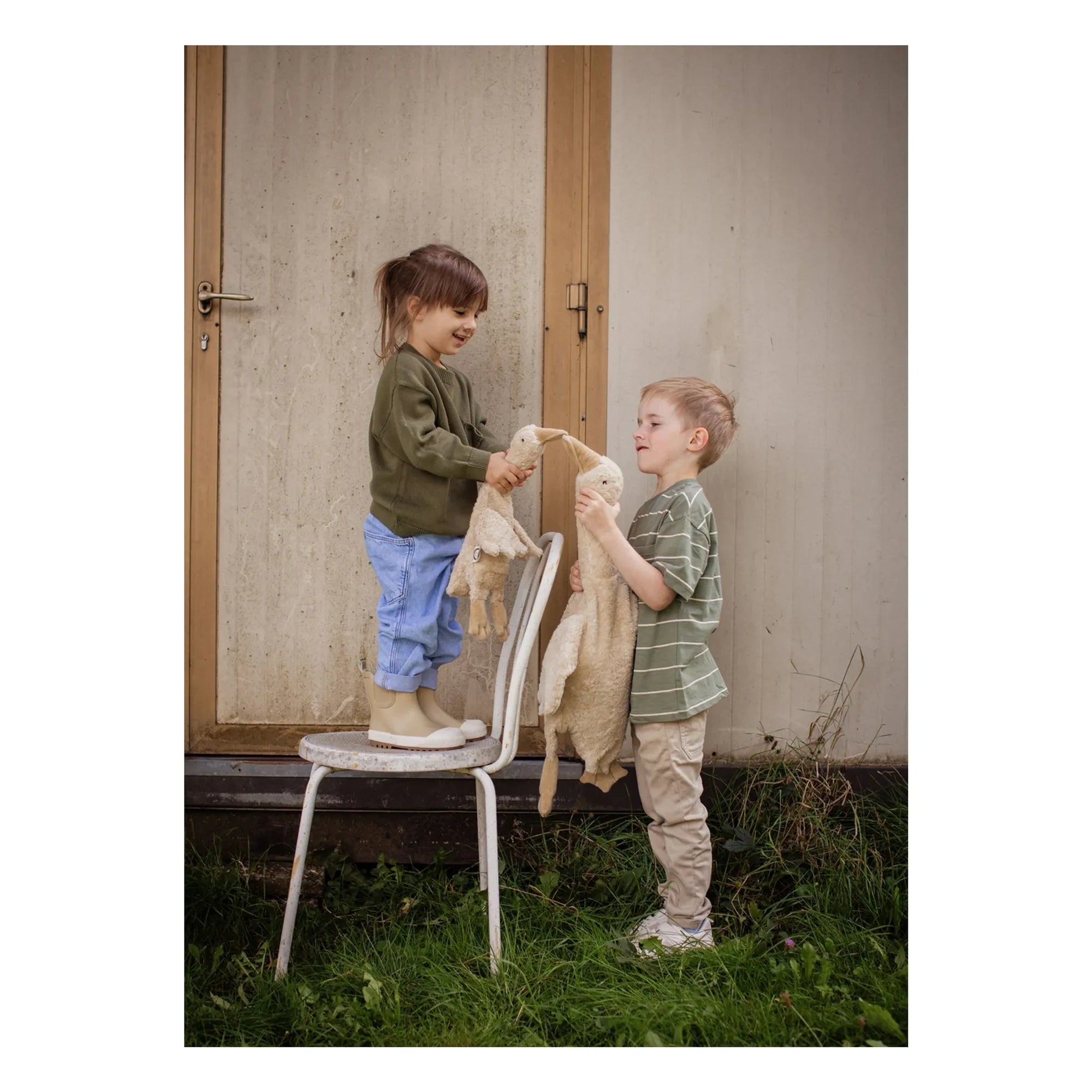 Senger Naturwelt - Kaz peluş sıcak su torbası | Bej