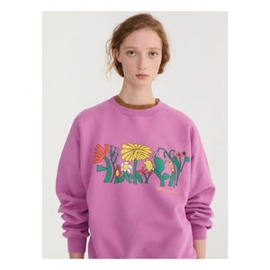 Bobo Choses - Sweat Color Herbalis Organik Pamuk | Mor