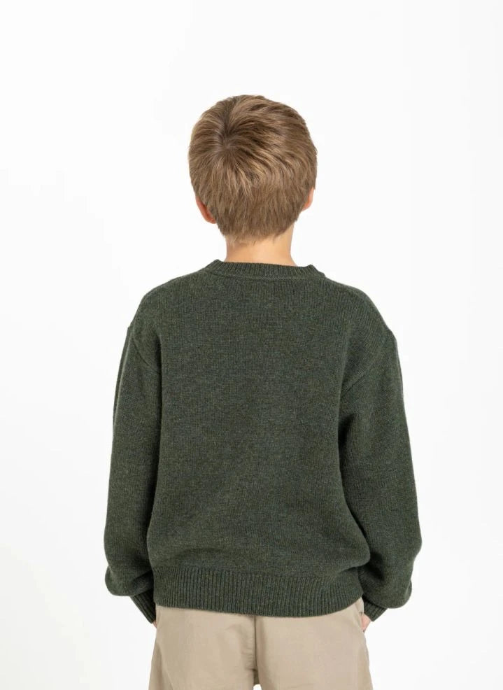 Hundred Pieces - Mika Merino Wool Sweater | Olive