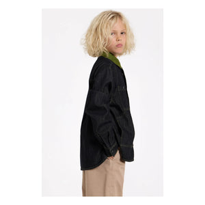 Finger in the nose - Enara Denim Shirt | Black