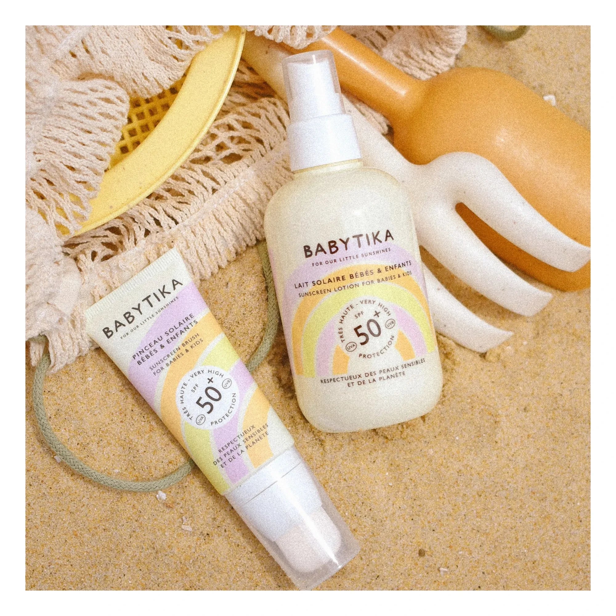 Mimitika - Babytika Çocuklar İçin Güneş Fırçası SPF50+ - 40 ml