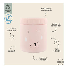 Trixie - Insulated Lunch Box 350 ml Mrs Rabbit | Pink
