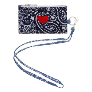 Call it by your name - Heart card holder | Navy Blue