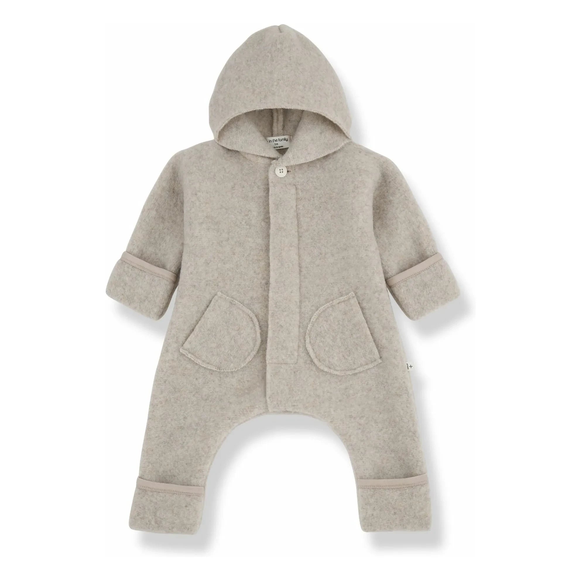 1+ in the Family - Bjorn Recycled Fiber Jumpsuit | Beige