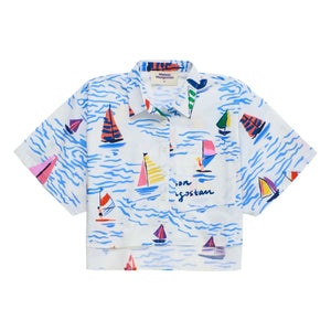 Maison Mangostan - Sails Shirt | White