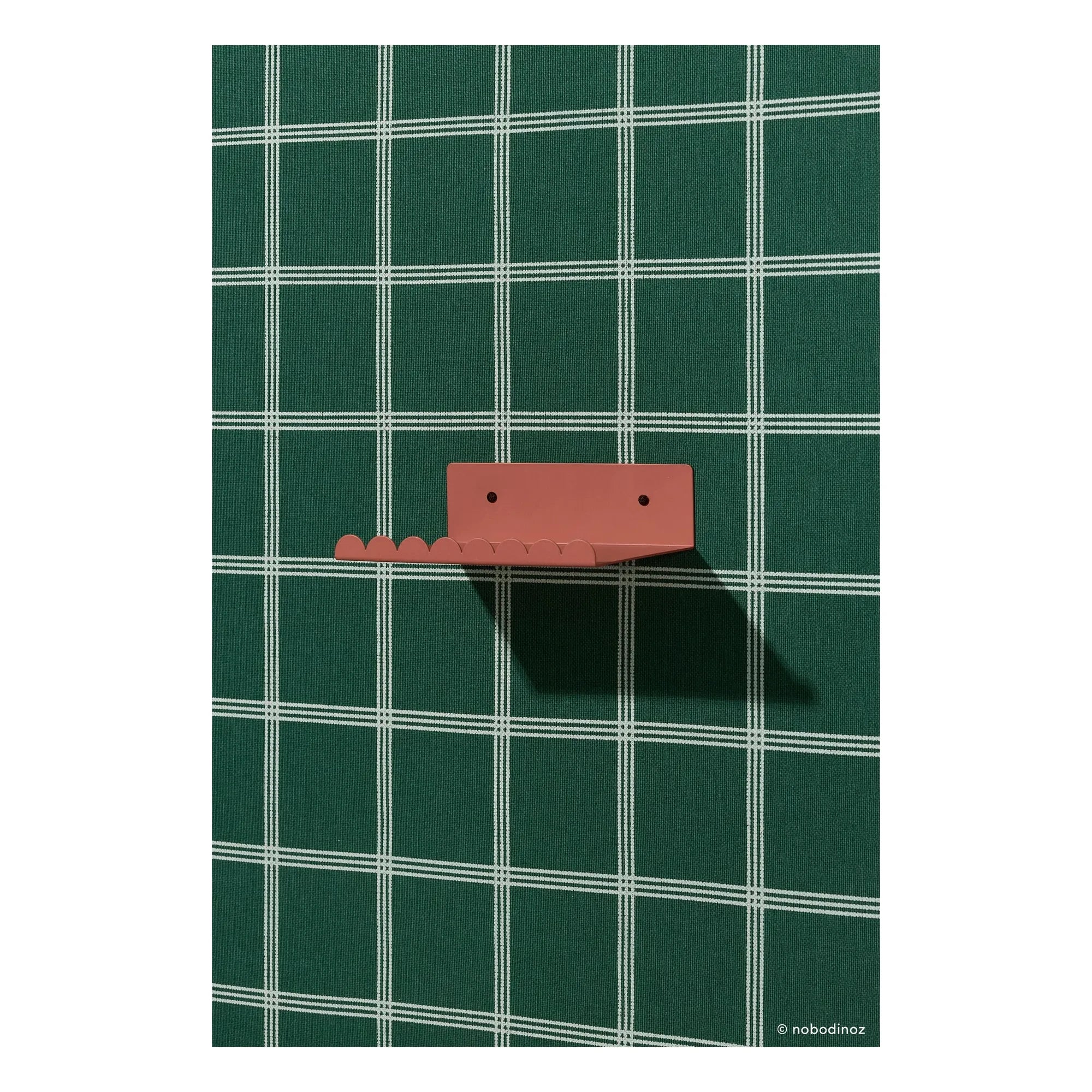 Nobodinoz - Vibes Wall Shelf 20x16 cm | Terracotta