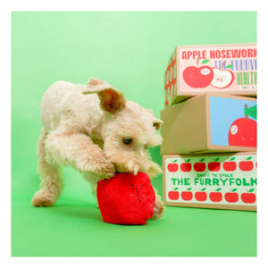 The Furry Folks - Apple Scratching Toy | Red