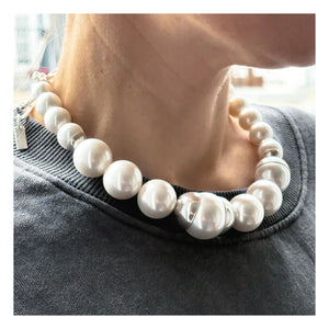 Perrine Taverniti - Montera Pearl Necklace | Silver