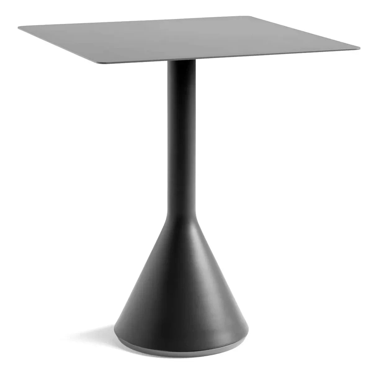 Hay - Ronan and Erwan Bouroullec Designed Palissade Cone Table - 65 x 65 cm | Charcoal Gray