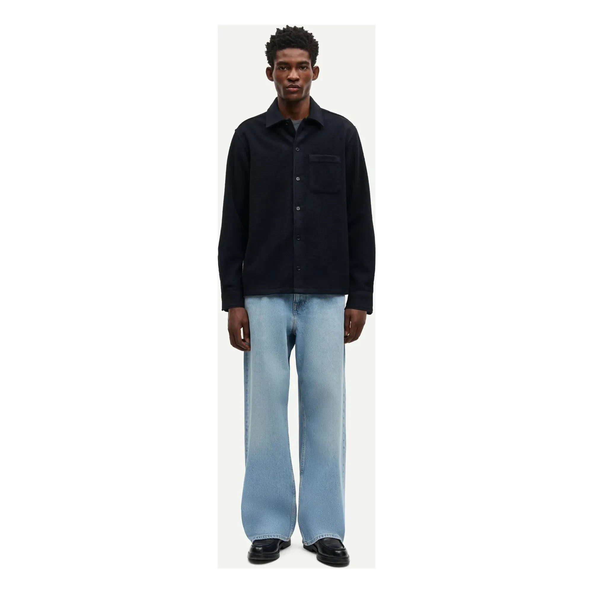 Samsoe Samsoe - Sadamon Overshirt | Dark Blue
