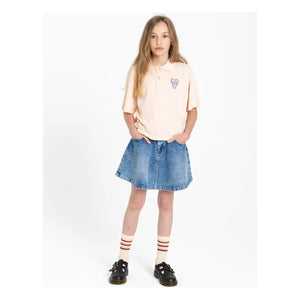Finger in the nose - Bristol Organic Cotton Polo Shirt | Peach
