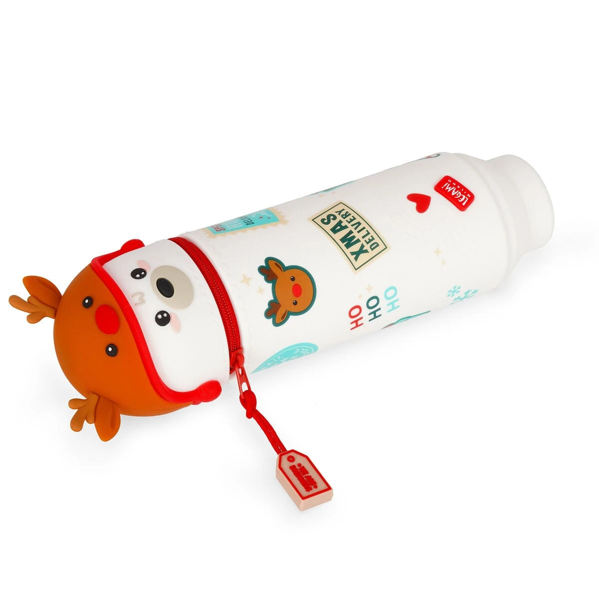 Legami - 2-in-1 Silicone Christmas Pencil Case Polar Bear - Kawaii