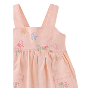 Gingersnaps - Kayla Embroidered Dress | Pale Pink