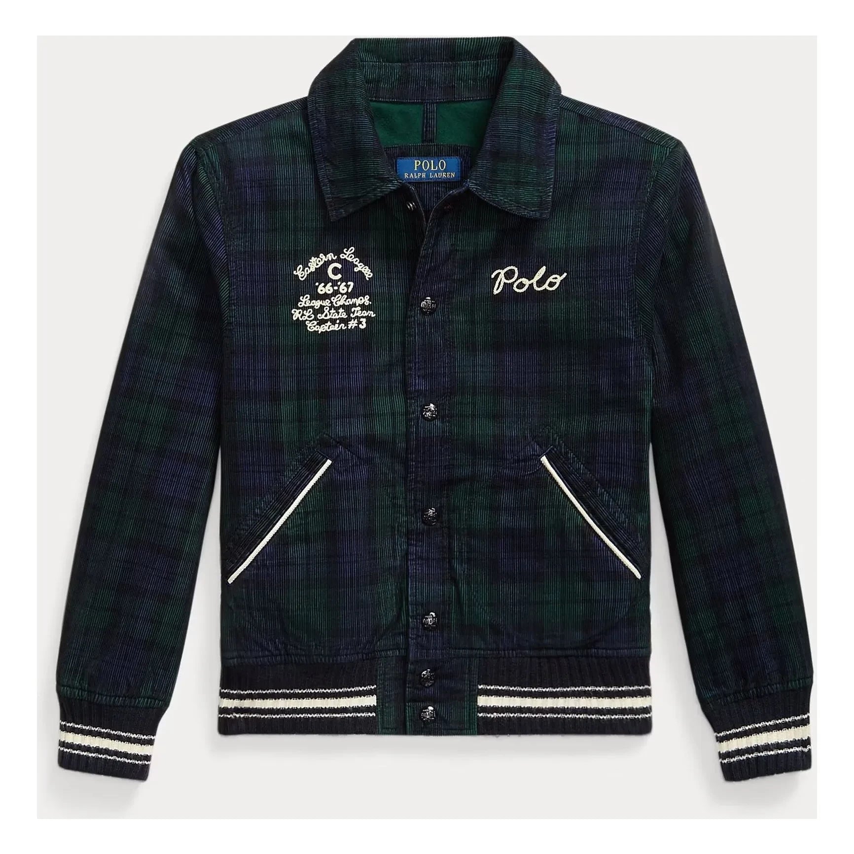 Ralph Lauren - Checkered Bomber | Navy Blue