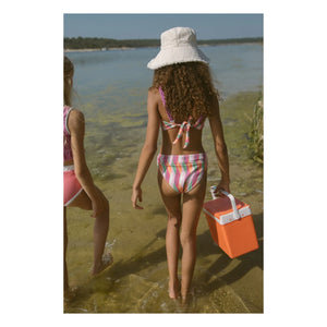 My First Cantê - Taylor Abstract Textured Swimsuit | Pink