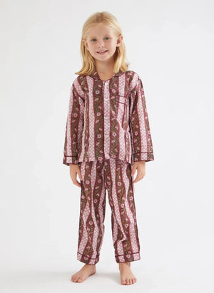Folkloore - Floral Print Pajama - Folkloore x Smallable | Green