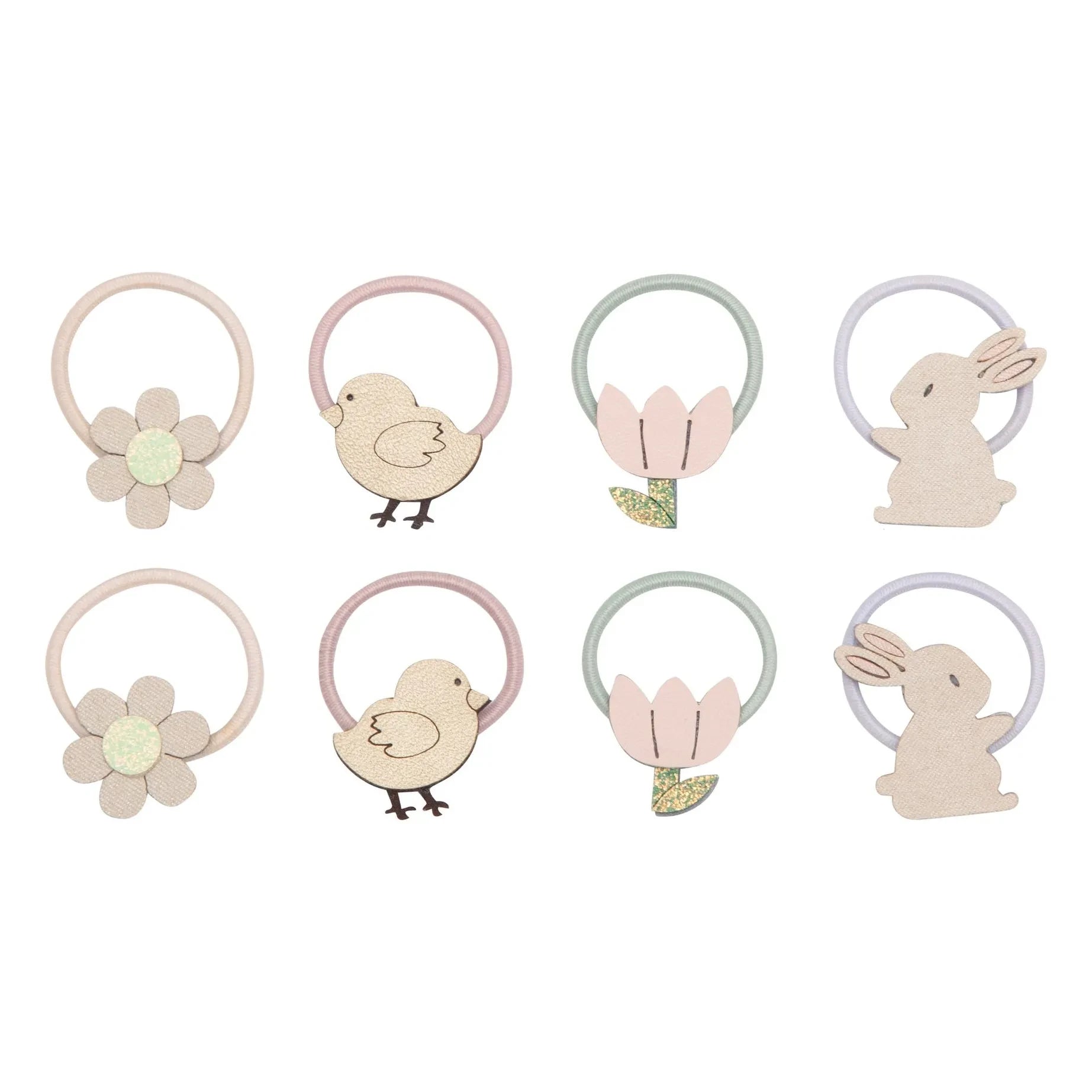 Mimi & Lula - 8-Piece Easter Mini Chouchou Set | Beige