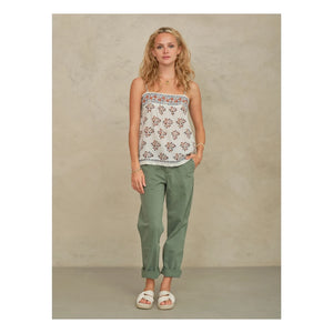 M.A.B.E. - Stella Cotton Tank Top | Ecru