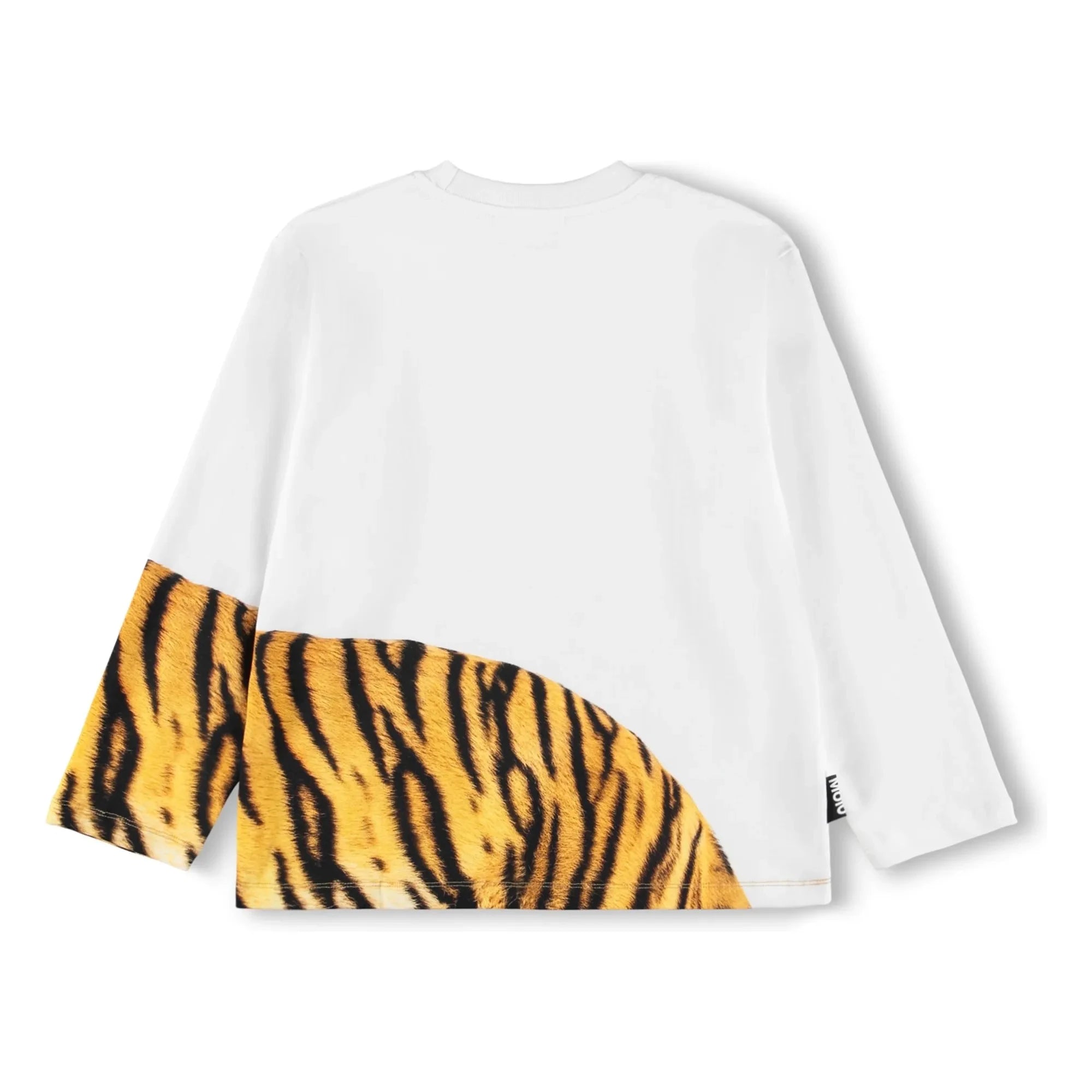 Molo - Rollo Tiger Organic Cotton T-Shirt | White