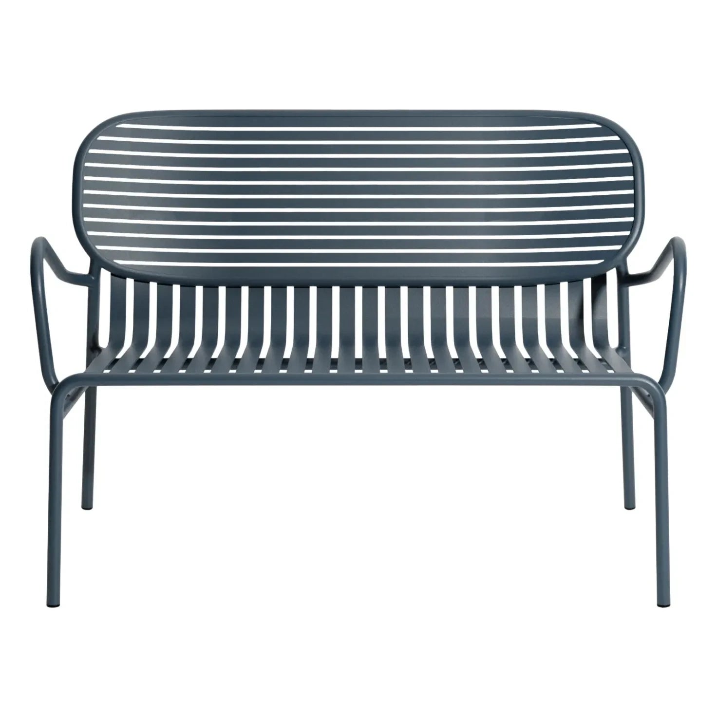 Petite friture - Weekend Garden Chair for 2 | Gray Blue