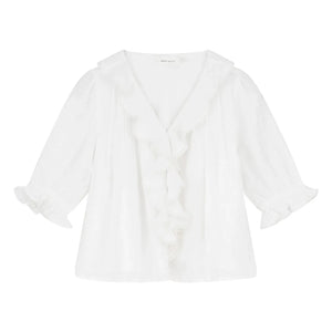 Skall Studio - Clea Cotton Blouse | White