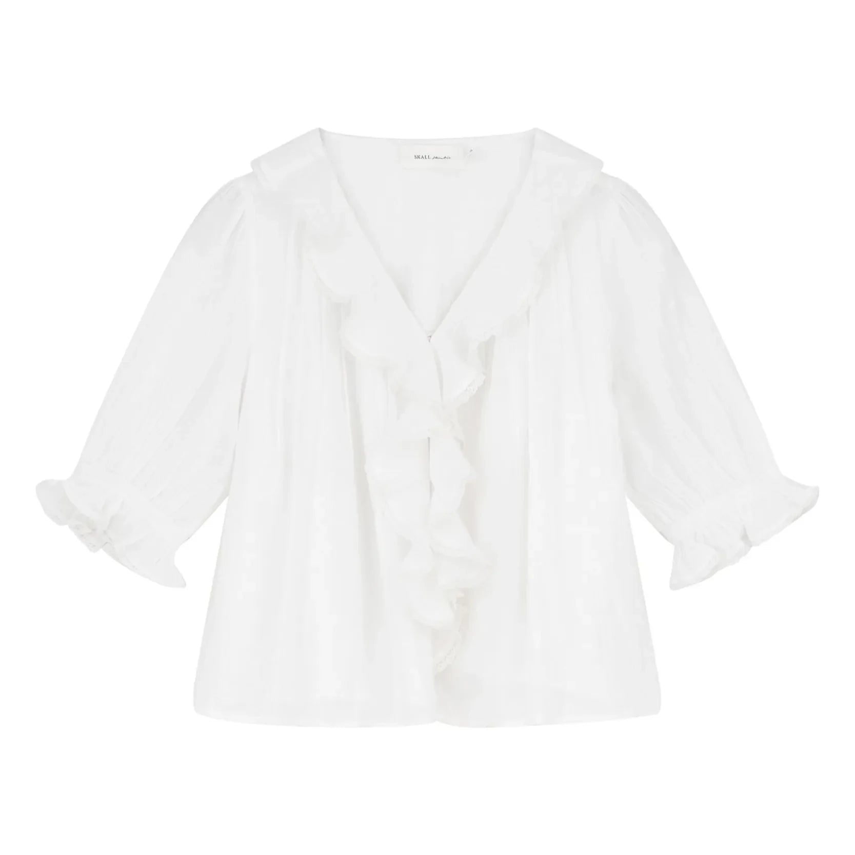 Skall Studio - Clea Cotton Blouse | White