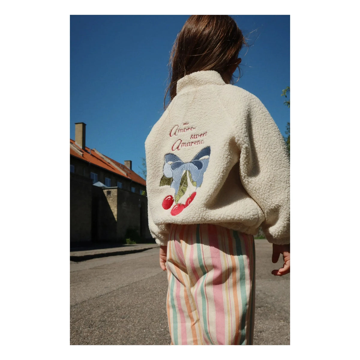Konges Sløjd - Frankie Organic Cotton Striped Pants | Pink