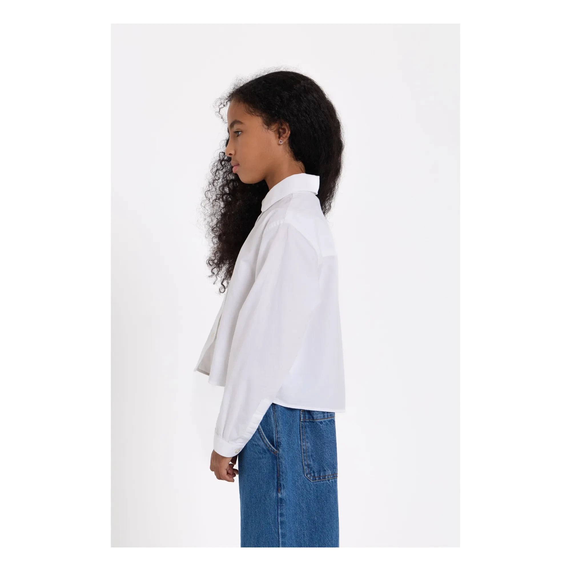Smallable Kid - Clara Short Shirt | White