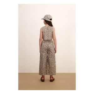 Tinycottons - Poplin Leopard Top | Brown