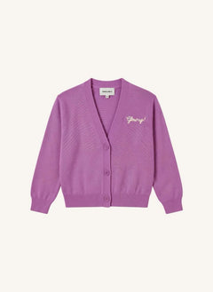 Smallable Kid - Alvi Glow Up Wool Cardigan | Bubblegum Pink