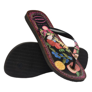 Havaianas - Top Tropicalia Vibes Flip Flops | Black