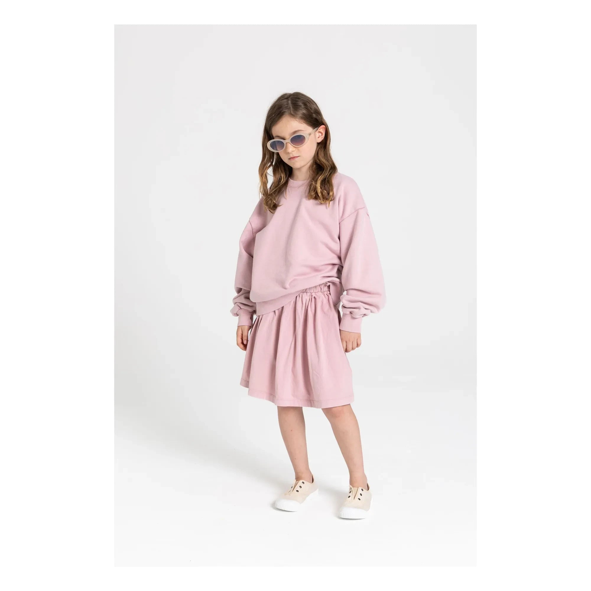Smallable Kid - Maia organic cotton sweatshirt | Dust Pink