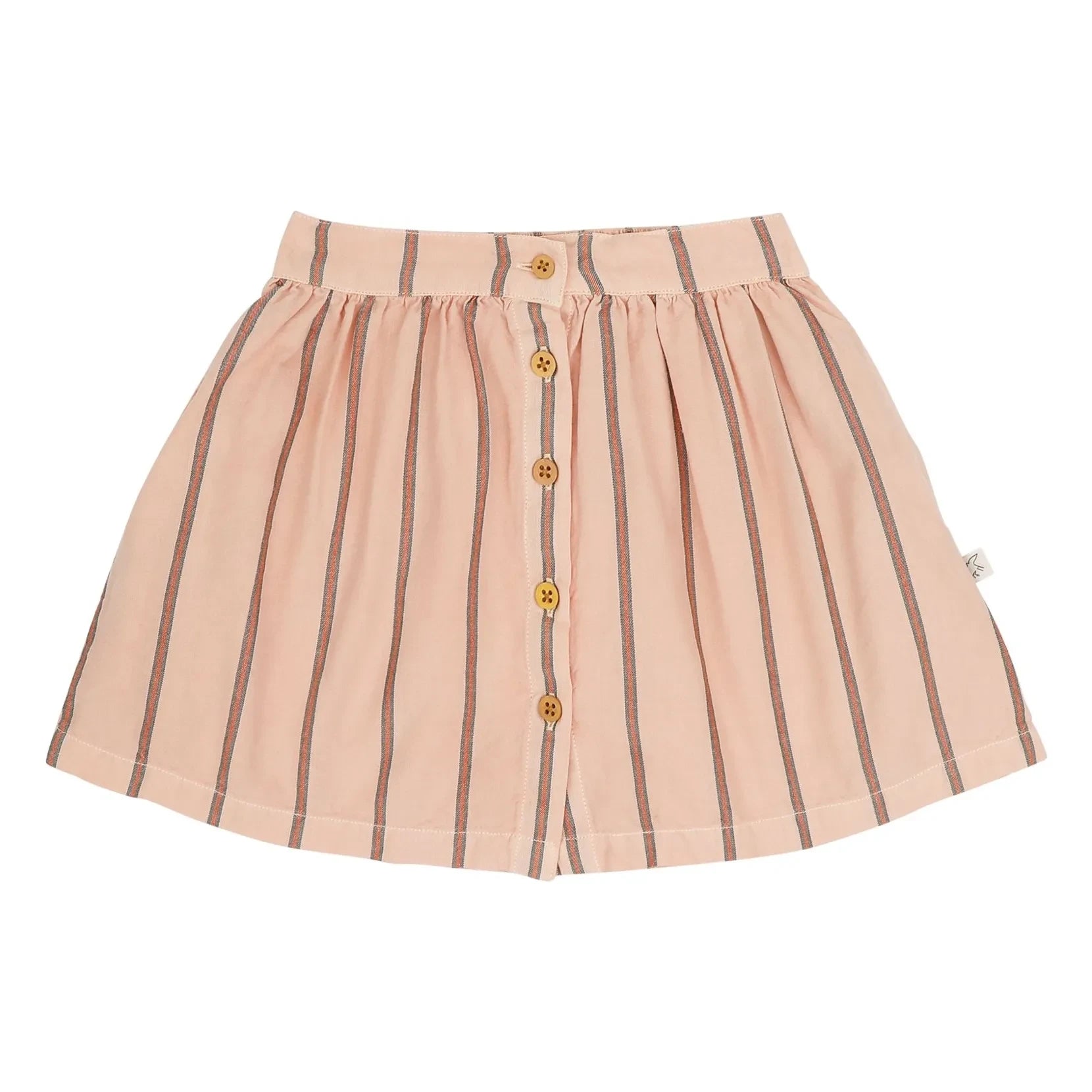 Jenest - Striped Sasha skirt Organic cotton | Peach