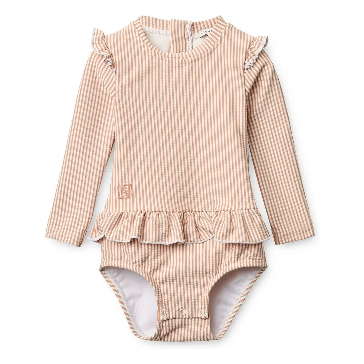 Liewood - Sille Seersucker Swimsuit | Apricot