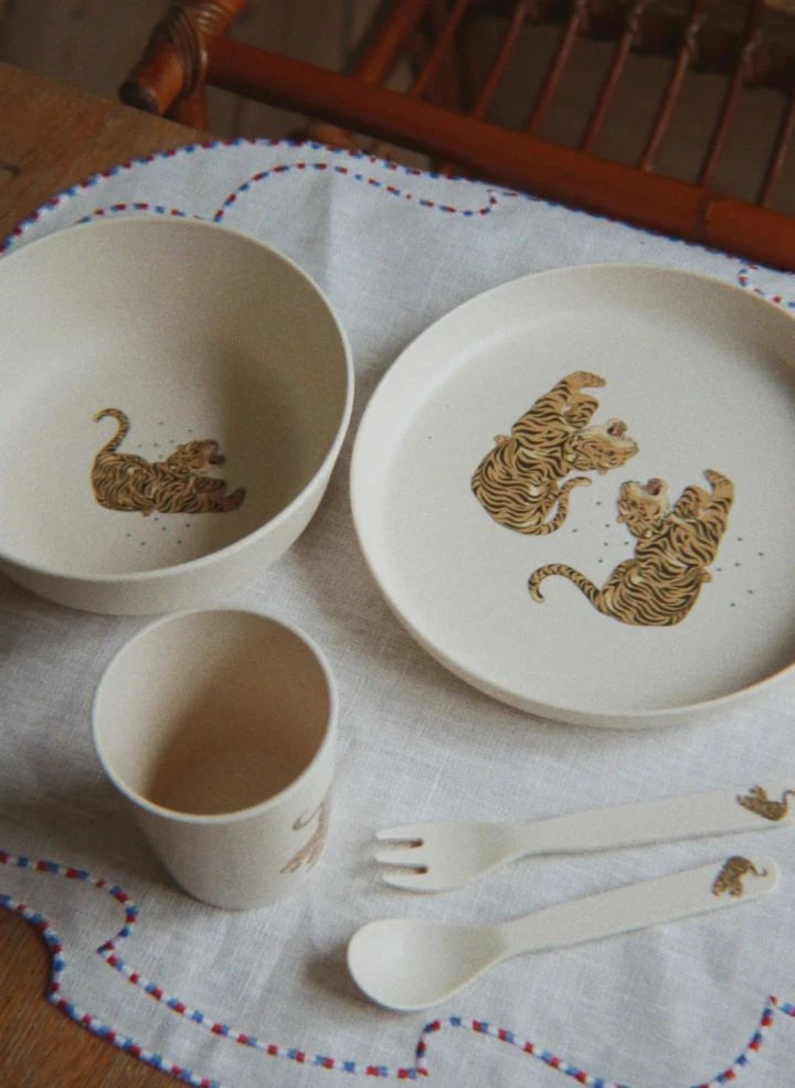 Konges Sløjd - Tiger Yemek Seti | Bej