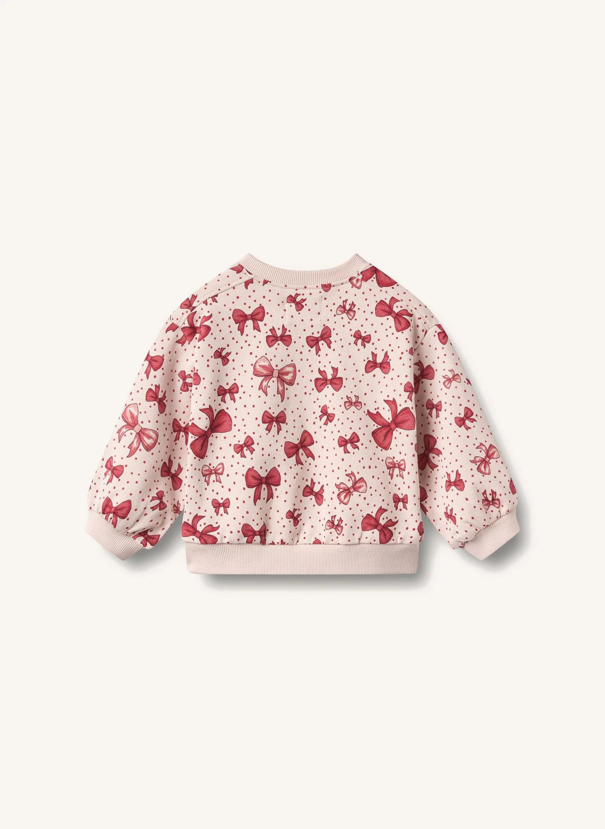 Wheat - Lia Knotted Sweatshirt, Organic Cotton | Candy Pink