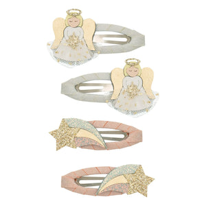 Mimi & Lula - 4-piece Angel Hair Ties Set | Gold