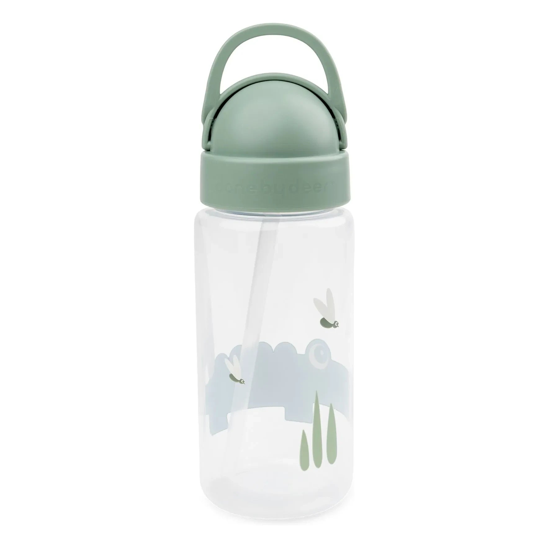 Done by deer - Gourde Croco - 350 ml | Sage