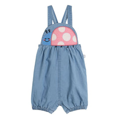 Stella McCartney Kids - Organic Cotton Coccinelle Denim Overalls | Blue