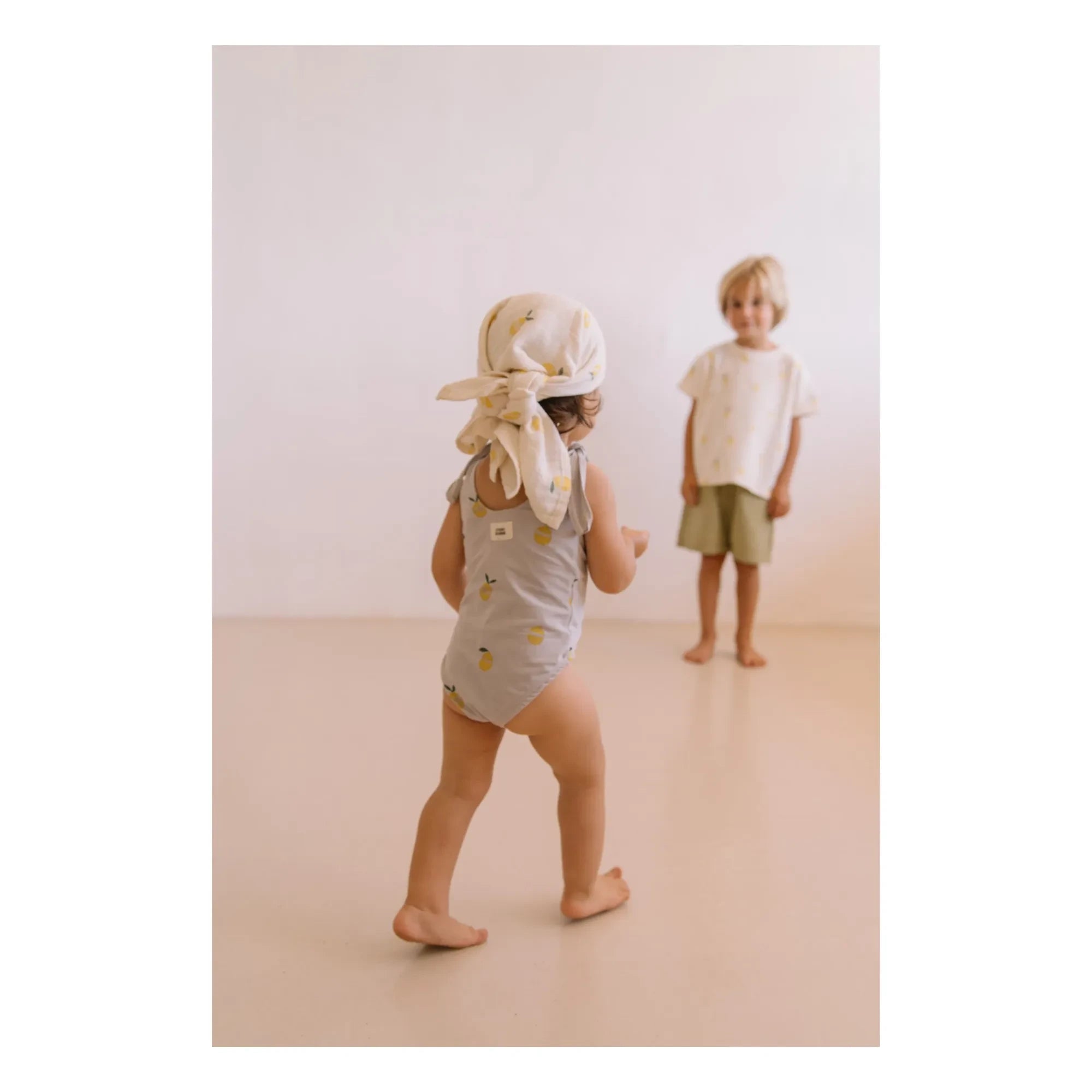 Studio Bohème - Roberta Lemons Organic Cotton Swimsuit | Light Blue
