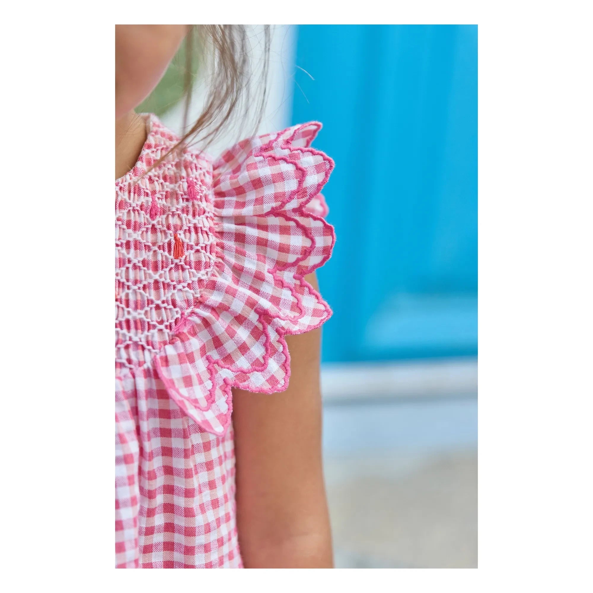 Tartine et Chocolat - Gingham Gingham Dress | Pink