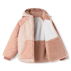 Liewood - Jackson Reversible Sherpa-Style Jacket, Made from Recycled Fibers | Light Pink